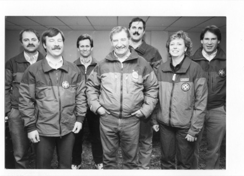 1980s Ski Patrol, Dick Mosher, Dave Elmquist, others unknown