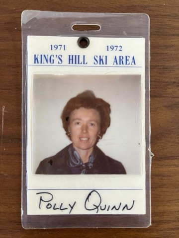 1971-72 Season Pass Polly Quinn