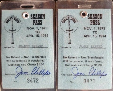 1973-74 Sharon Lepard, James Lepard-back