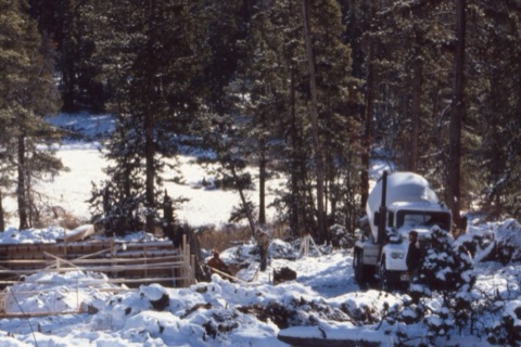 1978 Triple Chair Construction 2