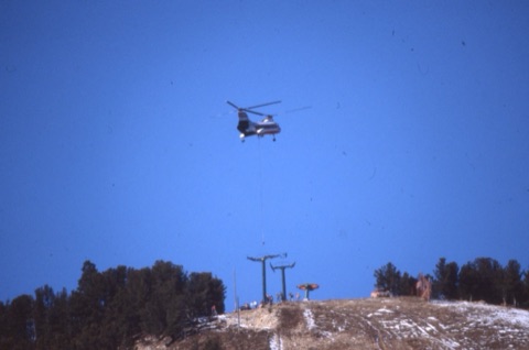 1978 Triple Chair Construction 37