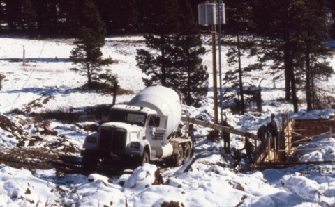 1978 Triple Chair Construction 4
