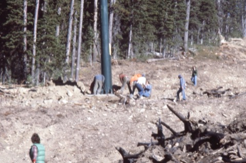 1978 Triple Chair Construction 54