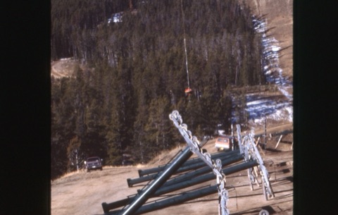 1978 Triple Chair Construction 7
