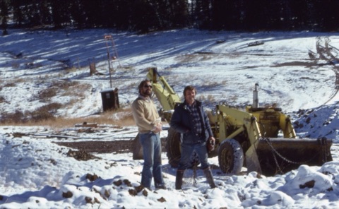 1978 Triple Chair Construction, George Willett