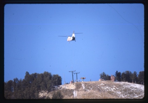 1978 Triple Chairlift Construction Hel