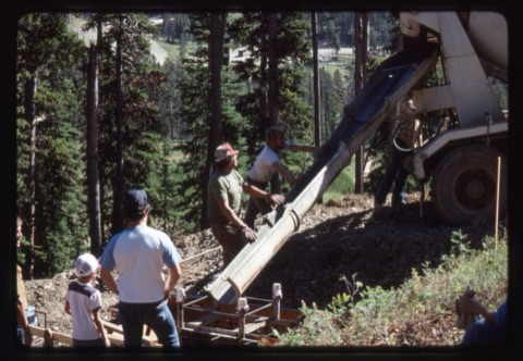 1978 Triple Chairlift Construction Joe Pinski, Jim Hoxter