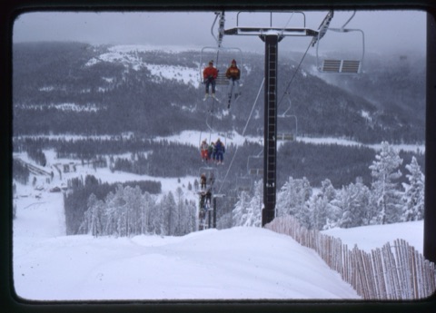 1978 Triple chair from top