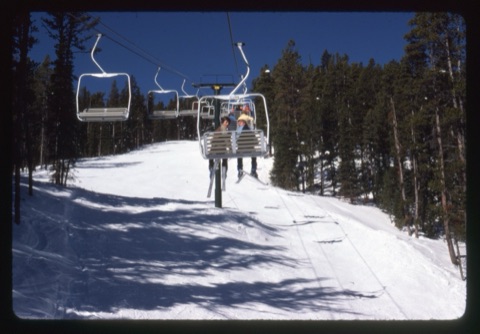 1979 People on the triple chair