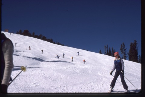 1979 People skiing on Big 7 run