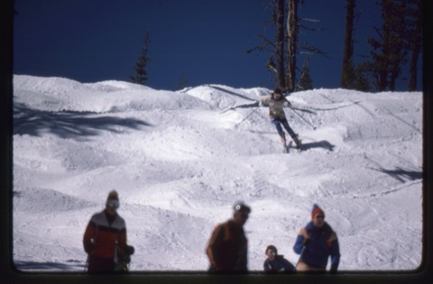 1979 Skier on Upper Paydirt bumps