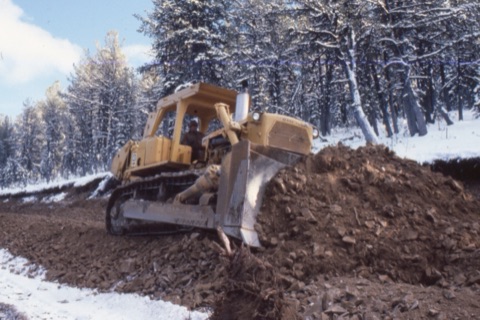 1981 Joe Pinski — Prentice Run — Building Upper Prentice