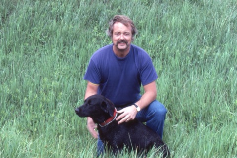 1982 George Willett and Ben the Dog