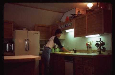 1982 Margie Willett — In the apartment kitchen