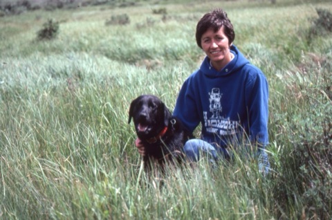 1982 Margie and Ben the dog
