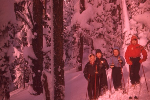 1958 Nancy Cory, Marcia Cory, Sally Wiseman, Gayle Cory