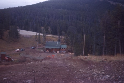 1963 Outside the lodge — T-Bar Construction