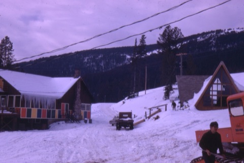 1970 Lodge, Ski Hut, Snowcat