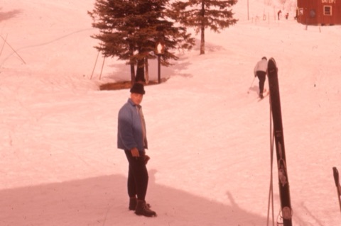 Man & Ski Lift