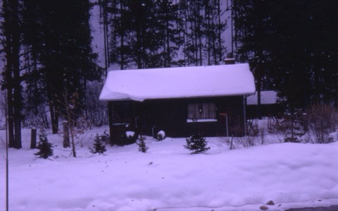 Old building, possibly in Neihart