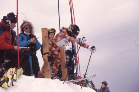 1990s "Super G" Racer at the gate