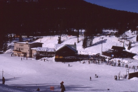 1999 Lodge and Skiers