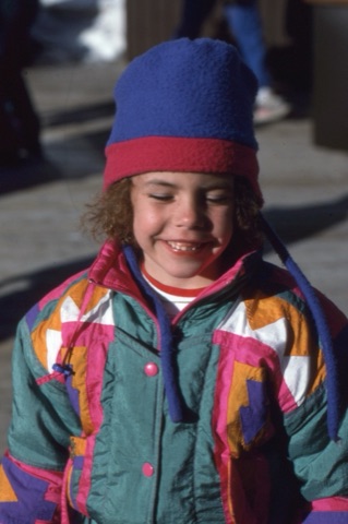 1990's Young Girl Skier 2