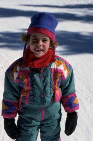 1990's Young Girl Skier