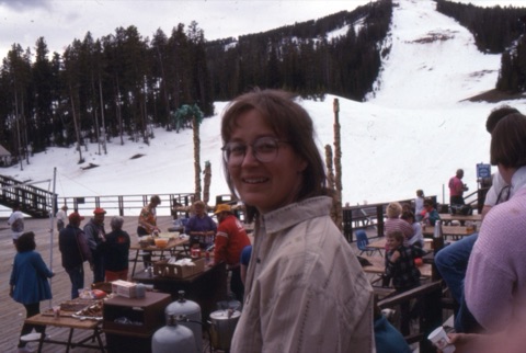 1992 Sue Gold on Lodge Deck