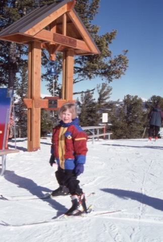 1997 Kid in front of Mike's Bell
