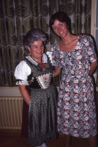 1976 Margie and Swiss Woman