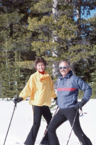 1988 George & Margie Willett Skiing 2