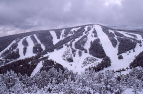 1992 Showdown Ski Area as viewed from King's Hill
