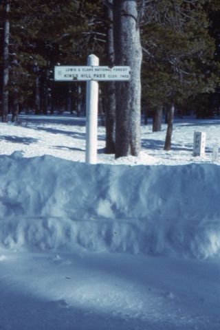 1950's King;s Hill Pass Sign