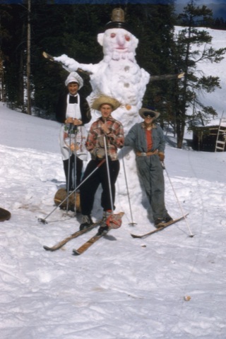 Hall 1960s Snowman