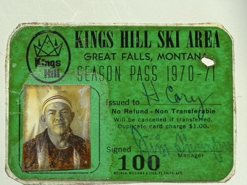 1970-71 Harlan Cory Season Pass