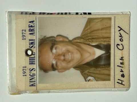 1971-72 Harlan Cory front Season Pass