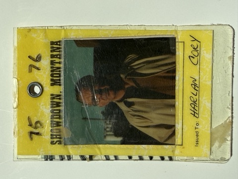 1975-76 Harlan Cory front Season Pass