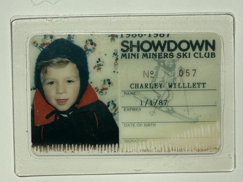 1986-87 Charley Willett Season Pass