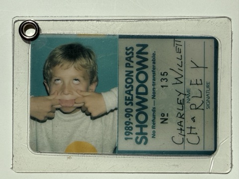 1989-90 Charley Willett Season Pass Season Pass