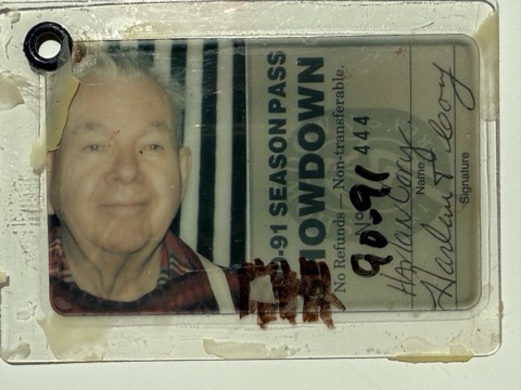 1990-91 Harlan Cory front Season Pass