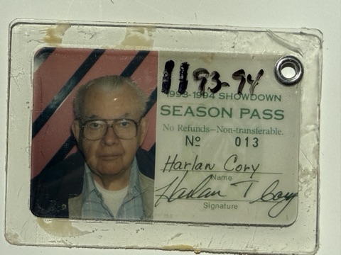 1993-94 Harlan Cory front Season Pass