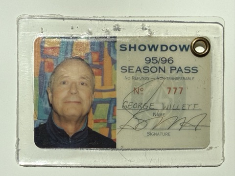 1995-96 George Willett Season Pass