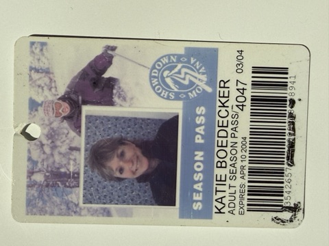 2003-04 Katie Boedecker Season Pass