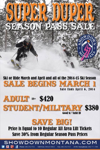 2014 Super Duper Pass Sale Facebook Post from 02-22-2014