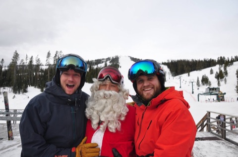 2016 Skiing with Santa! Facebook Post from 12-24-2016