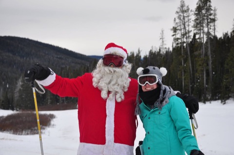 2016 Skiing with Santa! Facebook Post from 12-24-2016