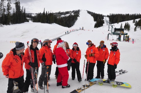 2016 Skiing with Santa! Facebook Post from 12-24-2016