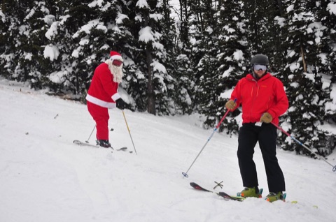 2016 Skiing with Santa! Facebook Post from 12-24-2016