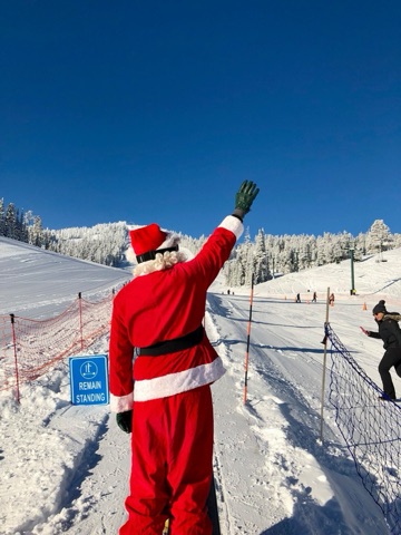2017 Skiing with Santa! Facebook Post from 12-23-2017